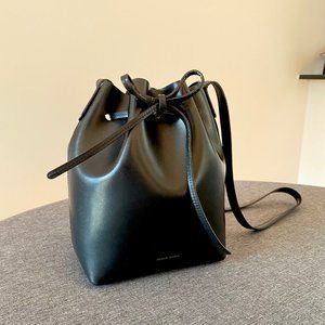 Mansur Gavriel mini bucket bag black